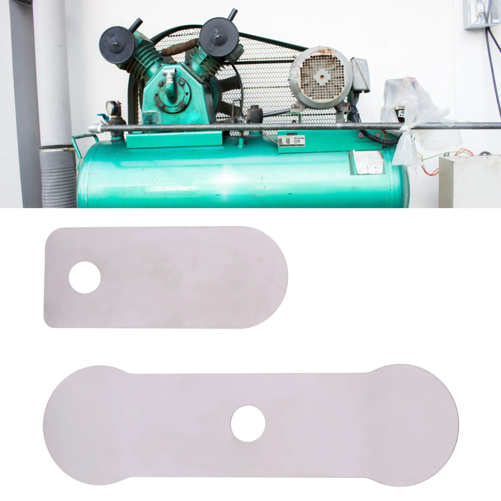 Valve Plate Air Compressor Silent OilFree Machine Aluminum Accessories Replacement Air Compressor Valve Plate Valve Plate