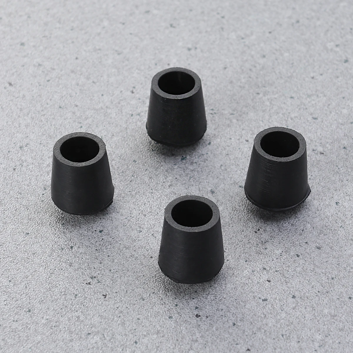 4pcs Chair Leg Caps Pvc Plastic Feet Protector Pads niture Table Covers Round Bottom Black 12Mm Rubber Tips For Chairs Stools