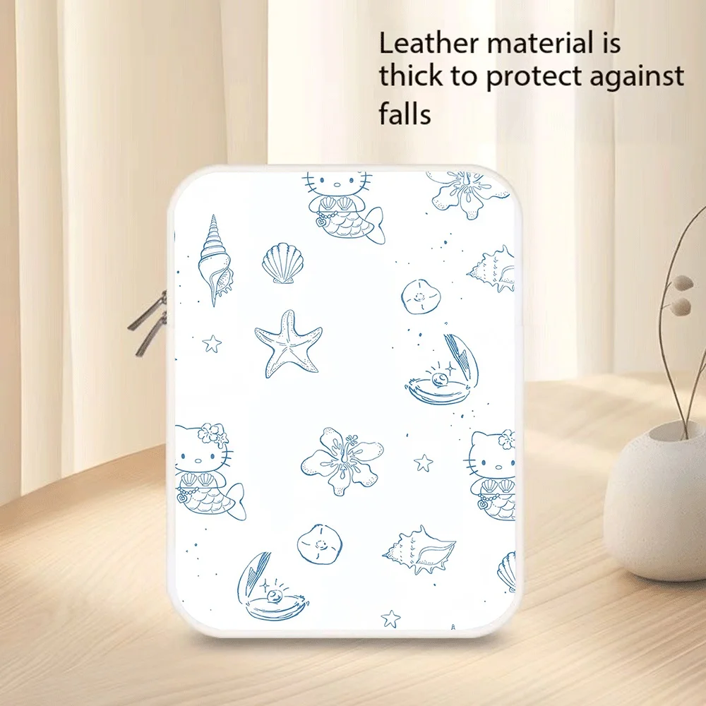 

Cute Cartoon Hello Kitty Kurome 10 11 12 13 14 15 Inch Laptop Case PU Tablet Bag Storage Bag Laptop Sleeve Bag for Macbook Gift