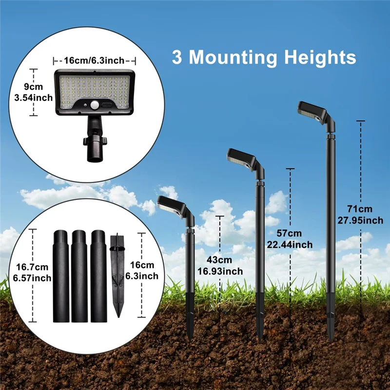 

ABKS-92 Ledpathway Lights 92 LED Waterproof Pathway Lights Ideal For Garden,Yard,Sidewalk