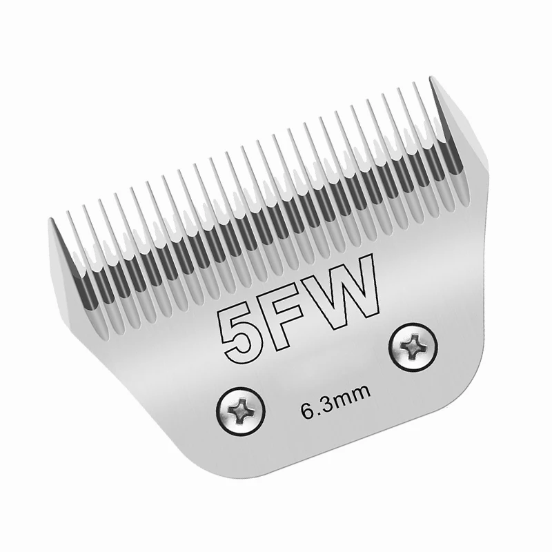 

Профессиональное съемное керамическое лезвие для ухода за собаками 5FW, совместимое с машинами для стрижки Animals Andis/Oster A5/Wahl KM Series