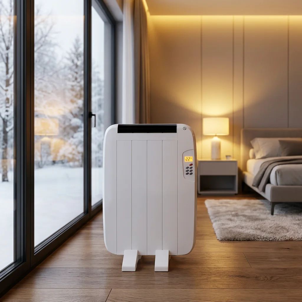 220V 600W WiFi Smart Electric Heater Aluminum Alloy Wall Mounted Room Warmer Silent Space Heater for Home Bathroom