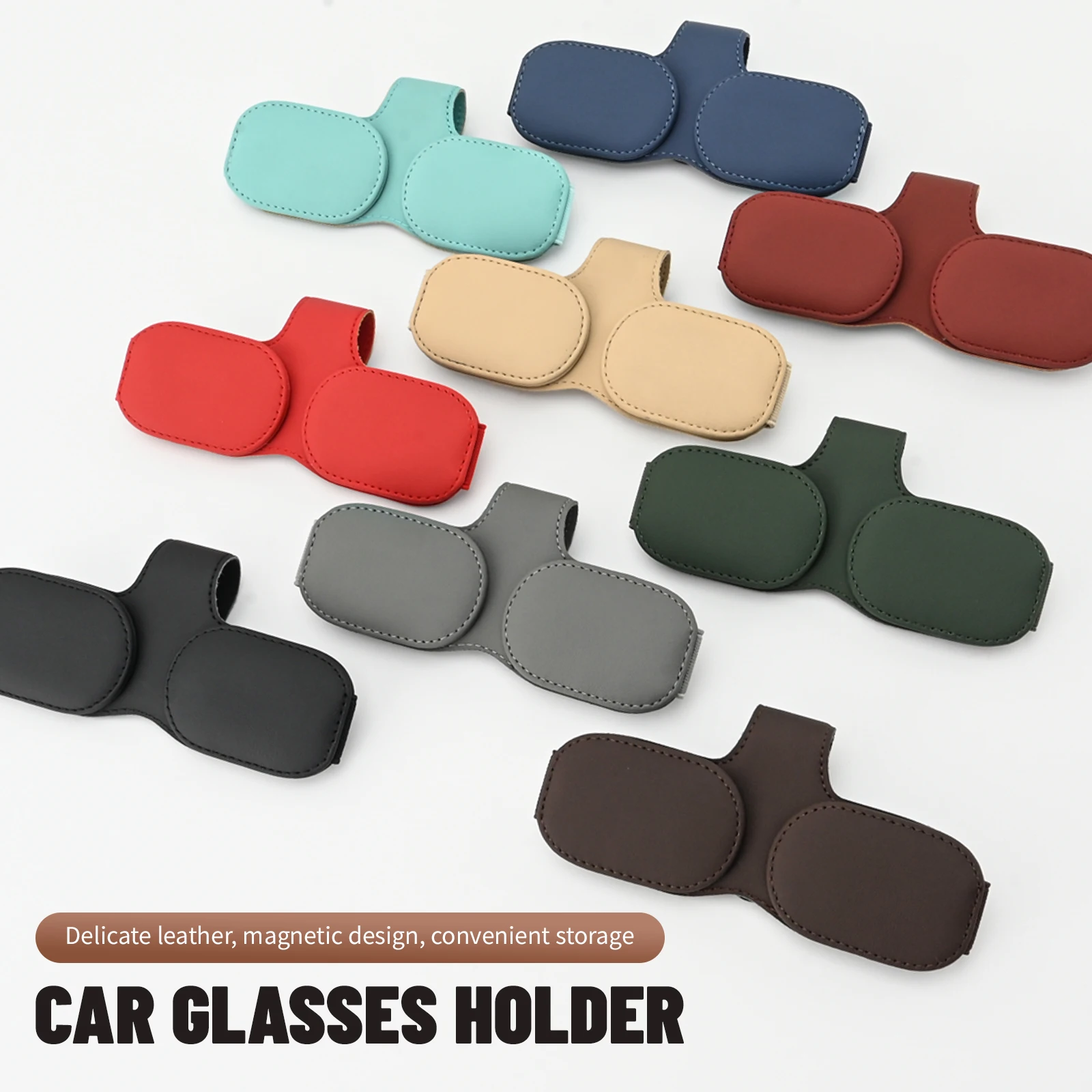 Car Glasses Clip Multi functional Car Sunglasses Double Clip Ticket Clip Bracket Car Sunglasses Storage Box Card Clip