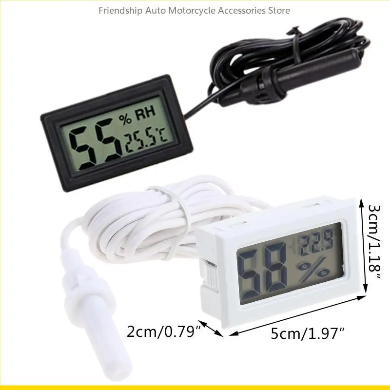 SZCH Termómetro digital temperatura Celsius LCD Muestra precisión
