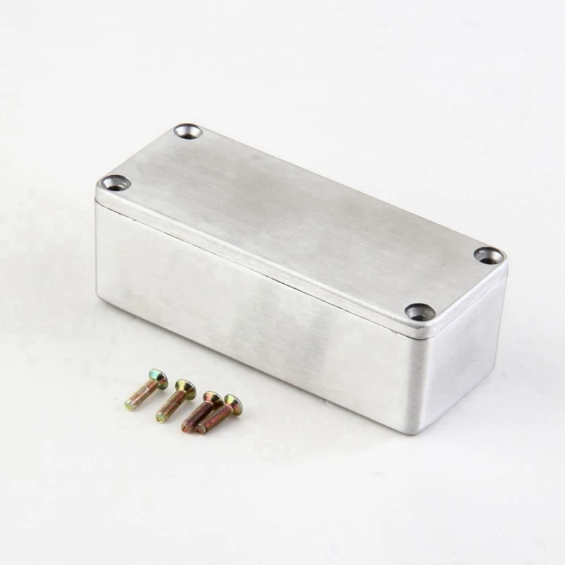 3X Diecast Aluminium Electronics Project Box Case Enclosure Instrument 1590A Style Guitar Effects Aluminium Stomp Box