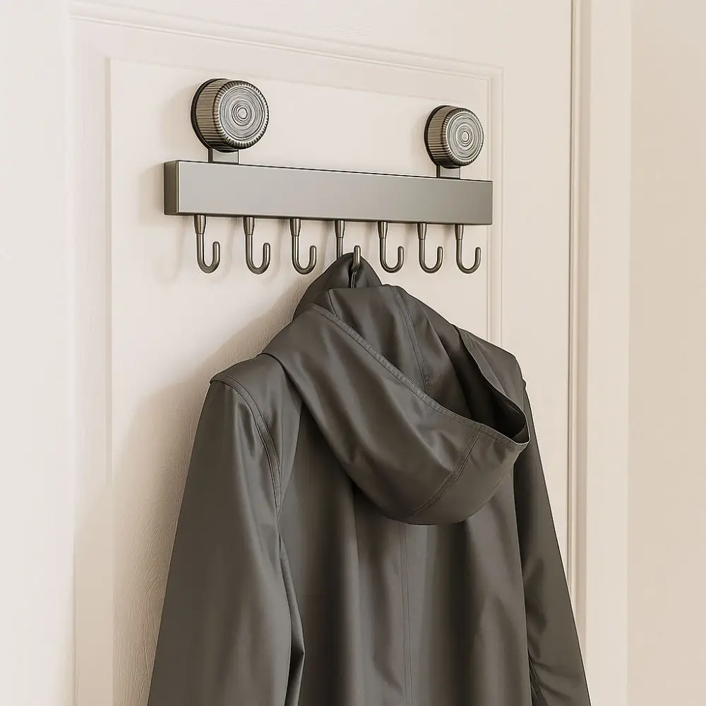 

Настенные крючки на присоске, съемные с подвижным крючком, вешалка для одежды, компактный держатель для посуды, бытовой