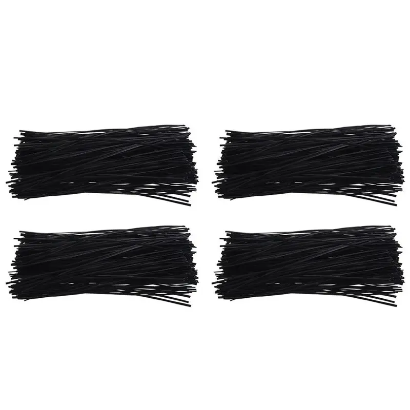 ABWZ-800Pcs Plastic Shell Package Reusable Twist Ties Cable Fasteners 150Mm