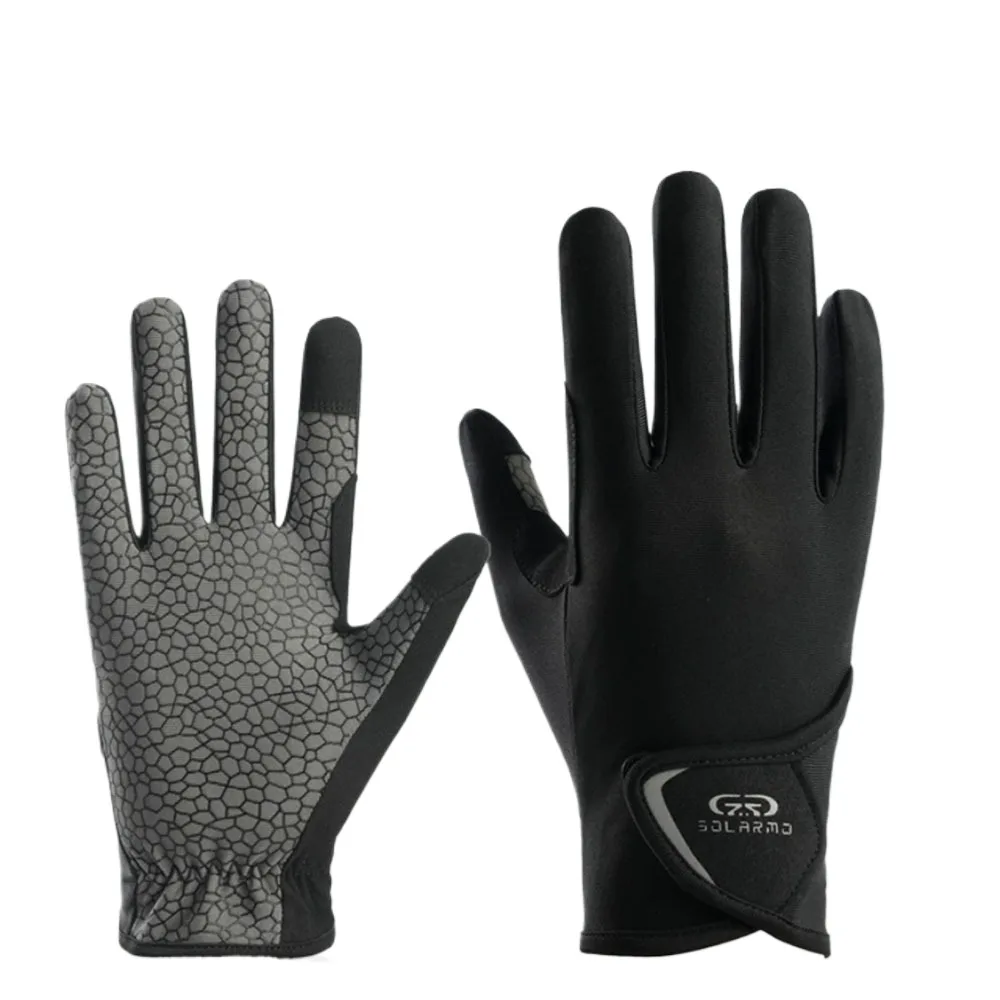 

Summer Men Outdoor Sports Cycling Anti Slip Elastic Gloves Touchscreen Fishing Mountain Climbing Sun Protection Gloves