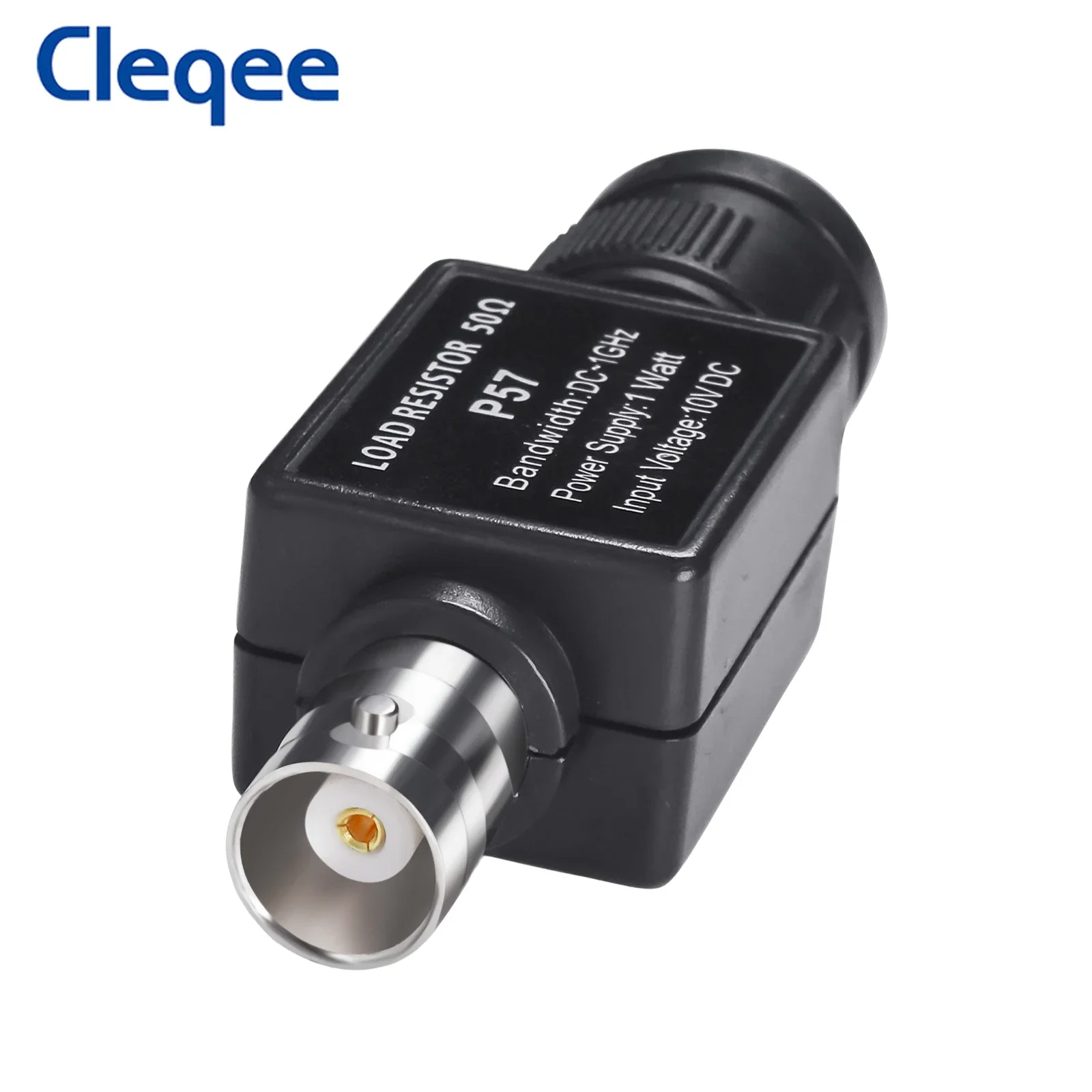 Cleqee P57 BNC Adapter 50Ohm Feed Through Terminator BNC Female Seat Q9 Connector 50KY Device Load Resistor 50Ω DC~1GHz