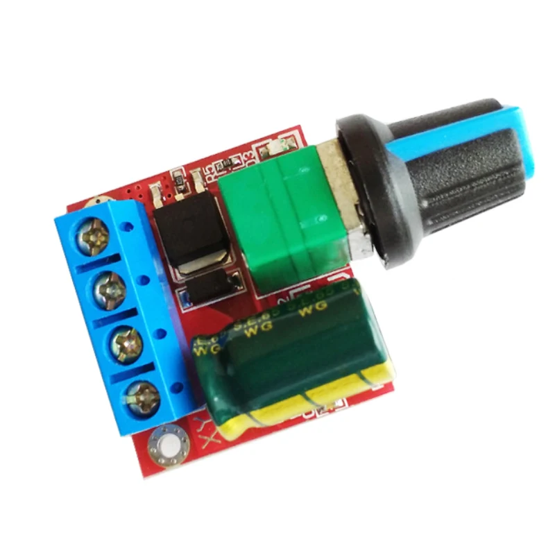 5A 90W PWM DC Motor Speed Controller Module 6V 12V 24V Stepless Speed Control Switch 4.5V-35V Adjustable Governor