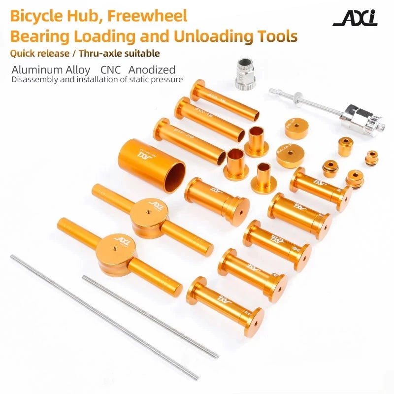 MTB Road Bicycle Quick Release Thru Axle Hub Bearing Installation Removal Tool Bike Cassette DT EXP Star Ratchet Repair Tool Kit