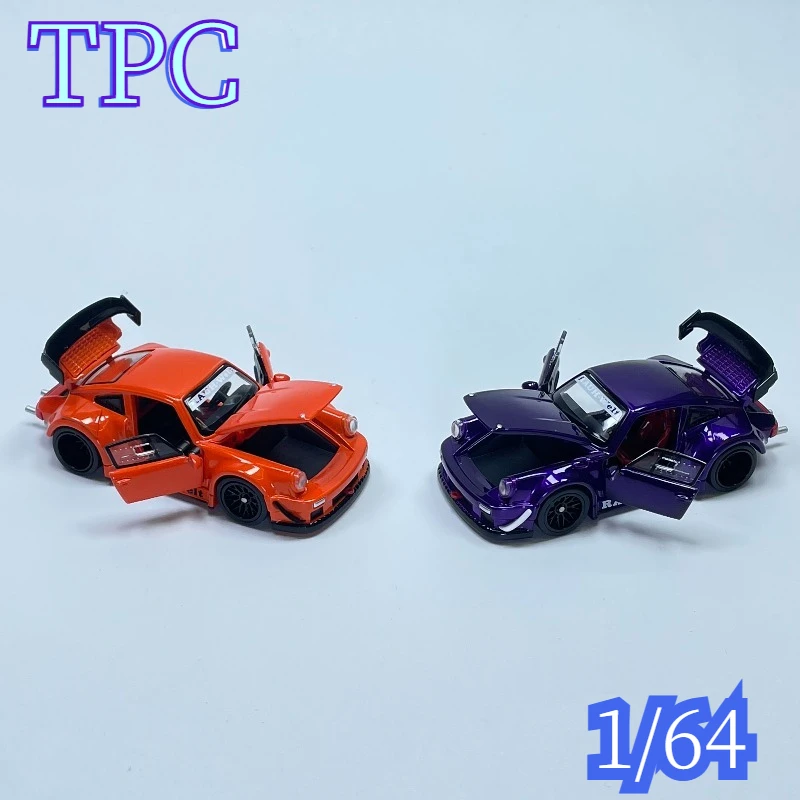 FG*TPC Customized Model 1:64 Alloy RWB930 Full Open Simulation Car Model Stand Piece Collection Gift For Boys