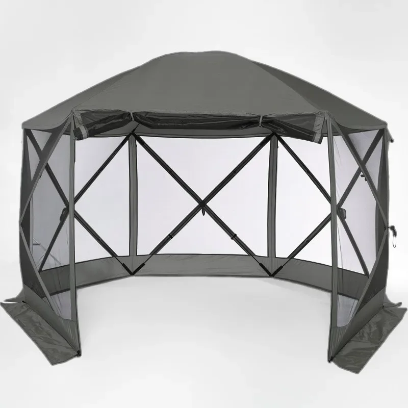 Outdoor automatic anti-mosquito mahjong mesh tent camping picnic shading pergola courtyard quick opening portable tent