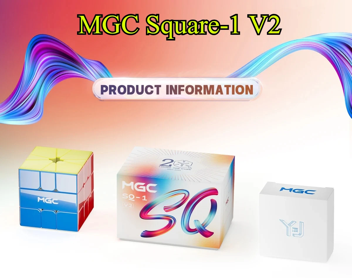

YJ SQ1 V2 MGC Магнитный магический скоростной куб Профессиональные игрушки-непоседы Yongjun MGC Square-1 Cubo Magico Puzzle