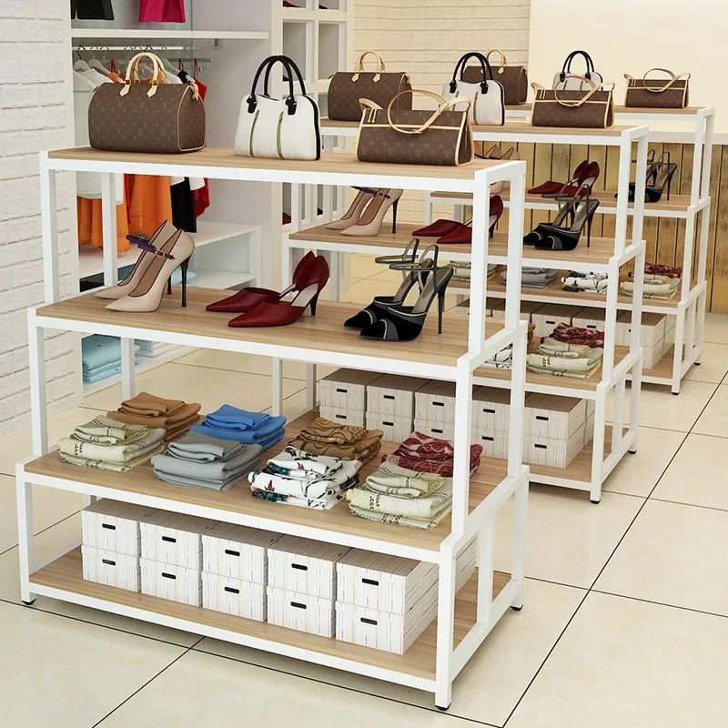 

Customized Nakajima Display Cabinet Cosmetics Display Table Trapezoidal Water Stacking Head Promotional Table Shelf