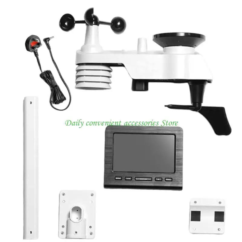 97QB Moniteur climatique intérieur avec connectivité WiFi Capteurs température d'humidité précise