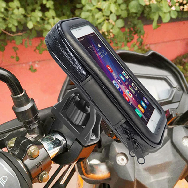 Waterproof Motorcycle Phone Holder Support Telephone Mobile Stand for Moto Support for IPhone 11 Universal Bike Mobile phone sup