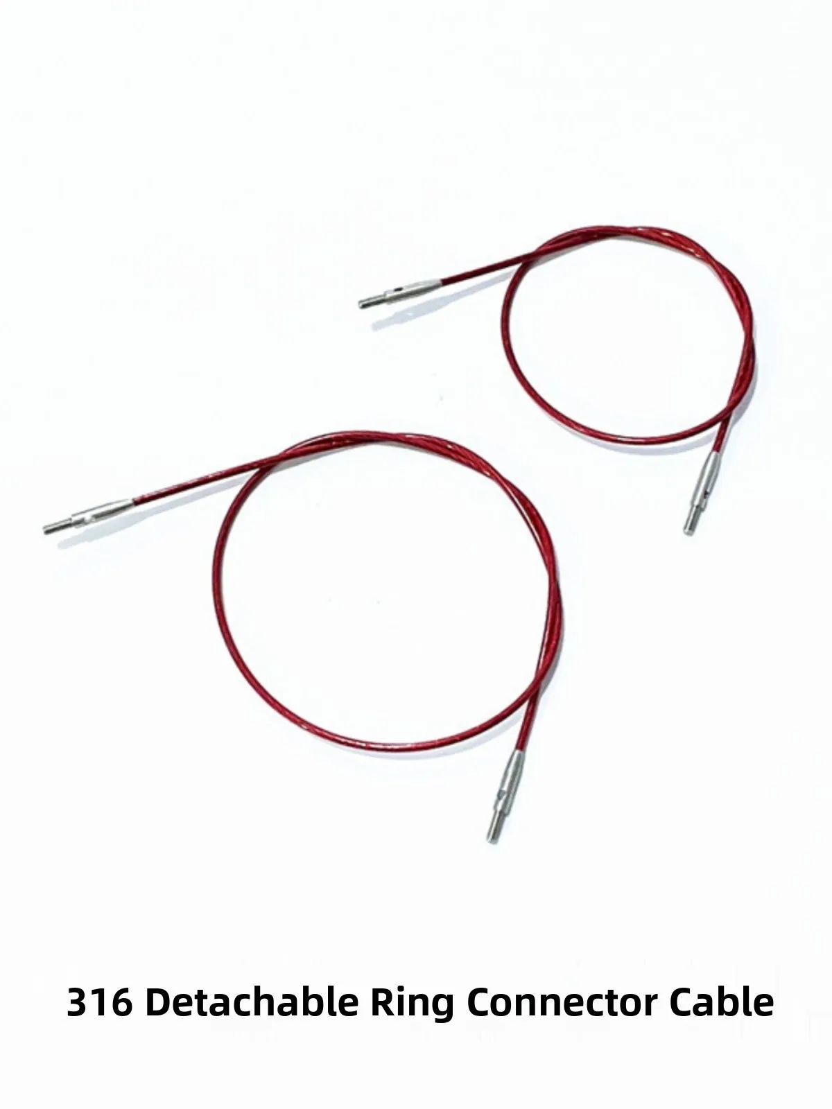 Removable Stainless Steel 316 Rotating Needle Cord for Handmade Sweater Sleeve Needle Wire Rope Accessories Home Textile