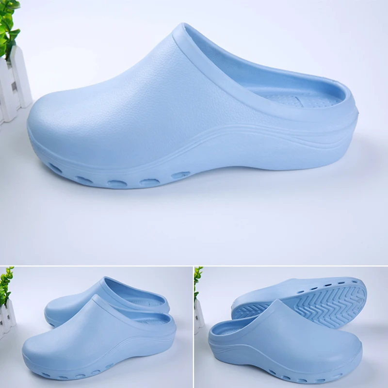 Medical Shoes Women Slippers EVA Hospital Laboratory Doctor  Non-Slip Nurse Clogs Surgical Shoes Dentist Work Breathable Slipper