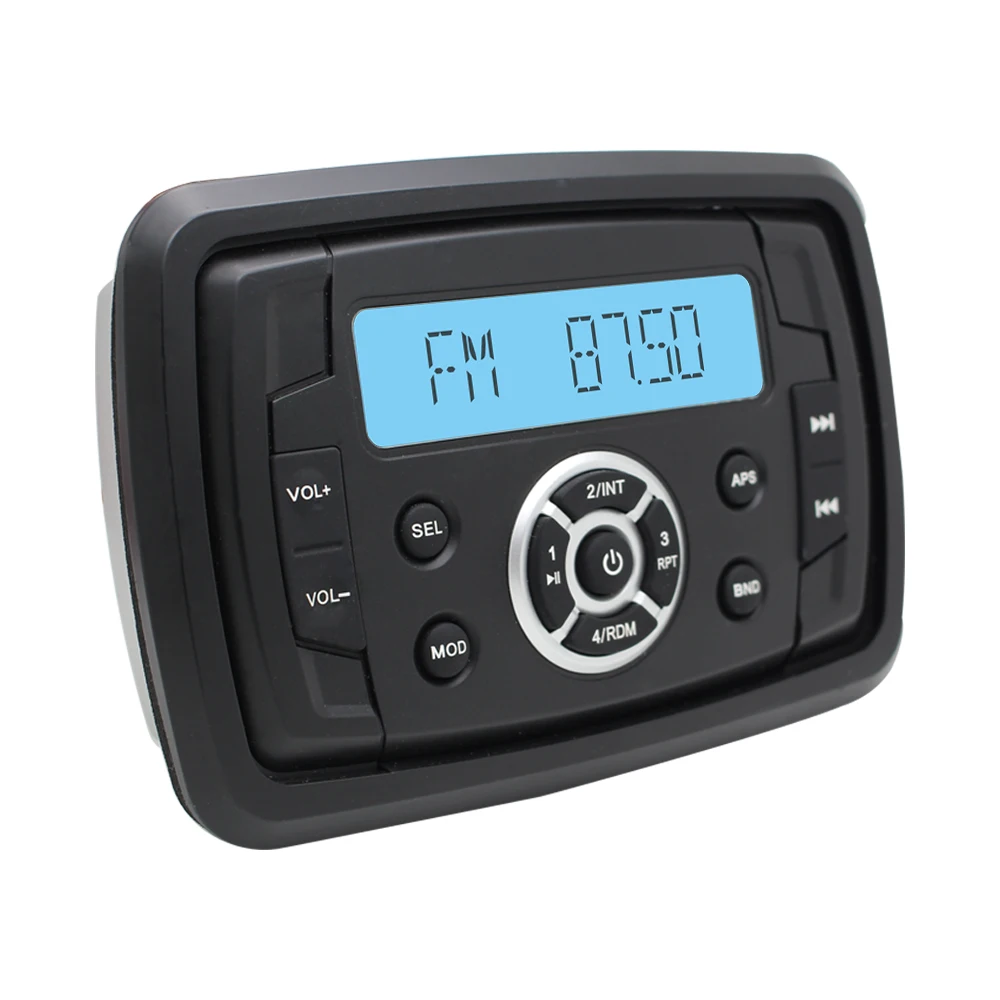 

Sold By OEM Bathroom Bathtub Saunaroom Marine MP3 Player Digital Media Receiver AM FM Radio For Golf Cart Boat Yacht