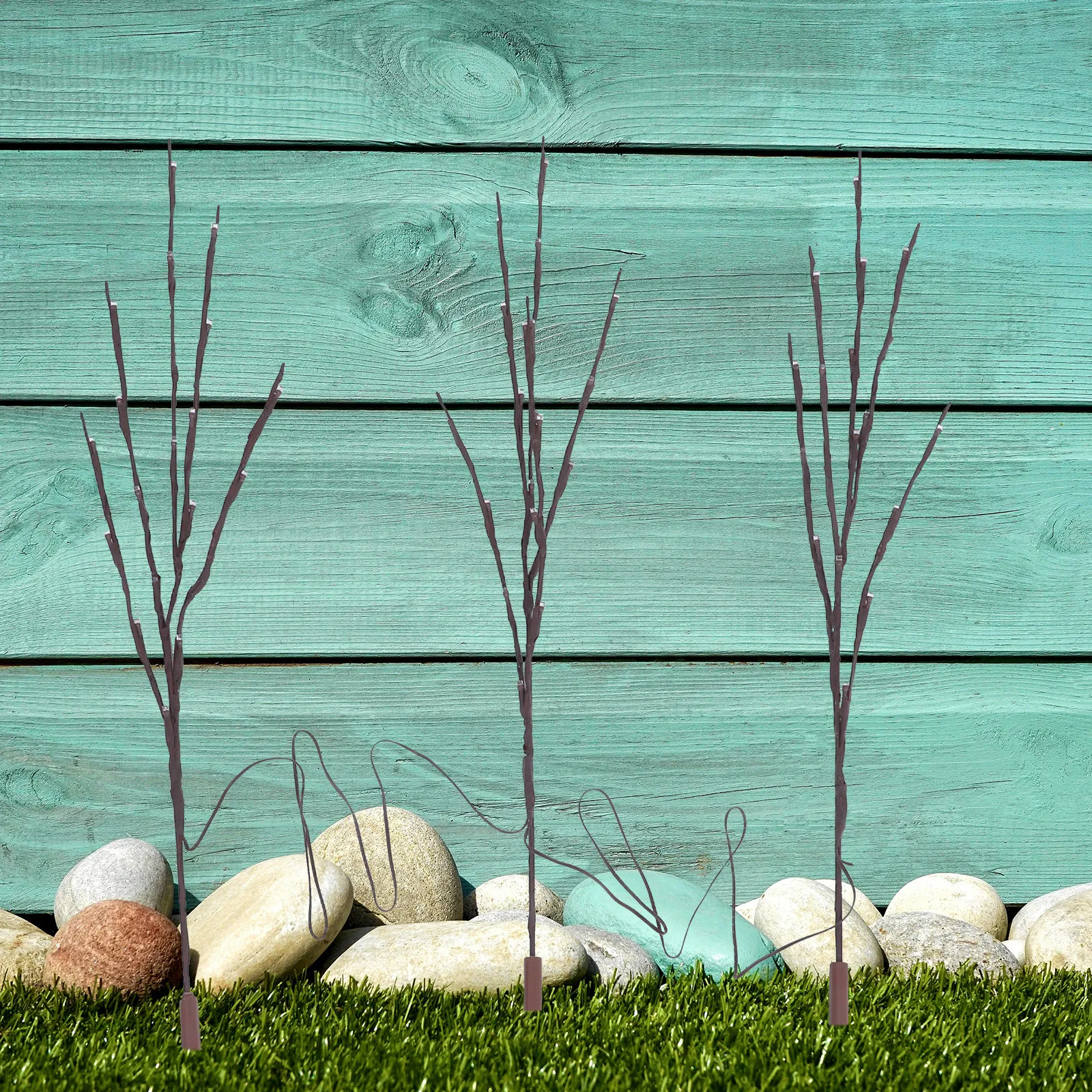 Premium Solar Tree Branch Light 60 Leds White Illumination for Indoor Outdoor Decor Christmas Events Showroom Photo Props