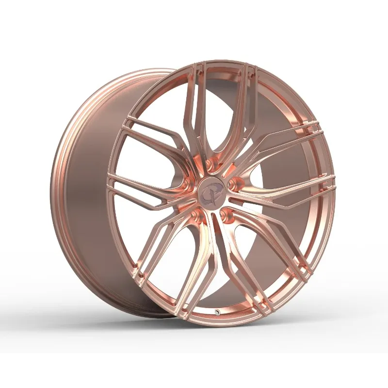 

Rose Golden Mono-block 5 Holes 19x8 Custom Passenger Car Forged Wheels for Cayenne 955 957 958