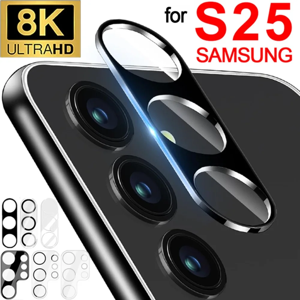 

3D Camera Lens Protector for Samsung Galaxy S25 Ultra Plus S25Ultra Back Full Cover Camera Tempered Glass Protection Accessories
