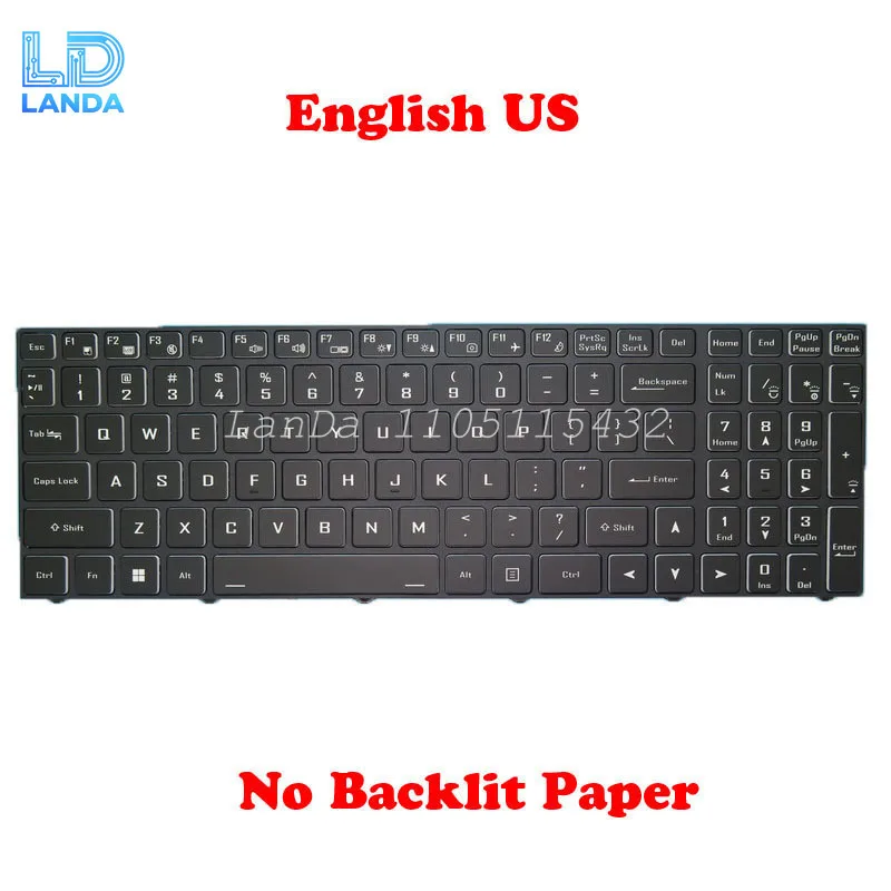 

Клавиатура без подсветки US RU GR JP для Gigabyte G6 (2023) 2024 G6 MF G6 KF, Английский, США, Великобритания, Великобритания, Япония, Япония, JP, Французский FR, Новый