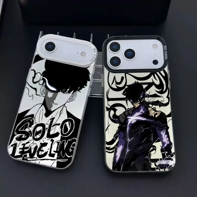 أنيمي سولو التسوية جراب هاتف ل ممن لهم رينو 14 13F 12F 11F 12 10 11 13 برو 8T 7 8 10 برو زائد A3X العثور على X8 غلاف الصلب IMD غطاء #4