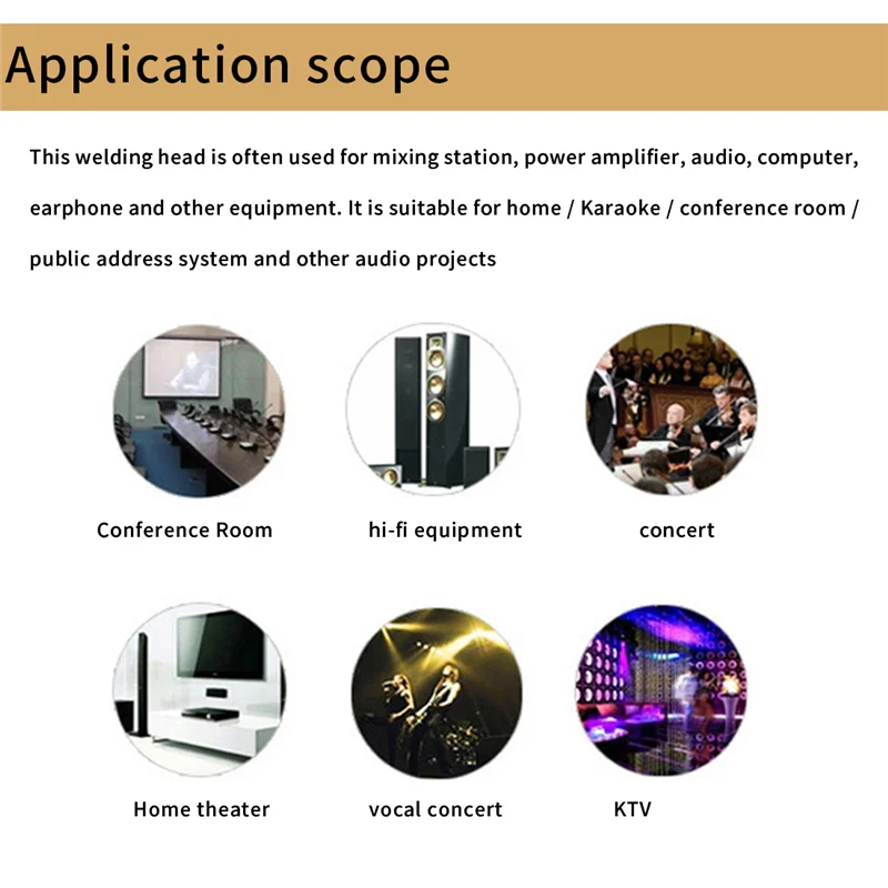 1Pcs 6.35mm to 3.5mm Converters 1/4 Inch Male 1/8 Inch Female 6.35 to 3.5 Jack Headphone Audio Adapter Connector Plug HGC