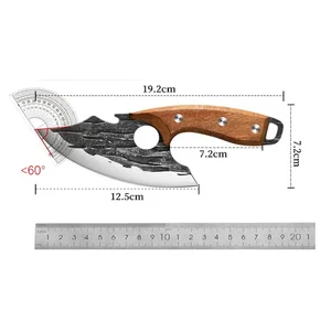 Downless knife of meat forged handle Kitchen Knife Wooden Cable Cable Cabine 12 Main Sales Cutle - №10