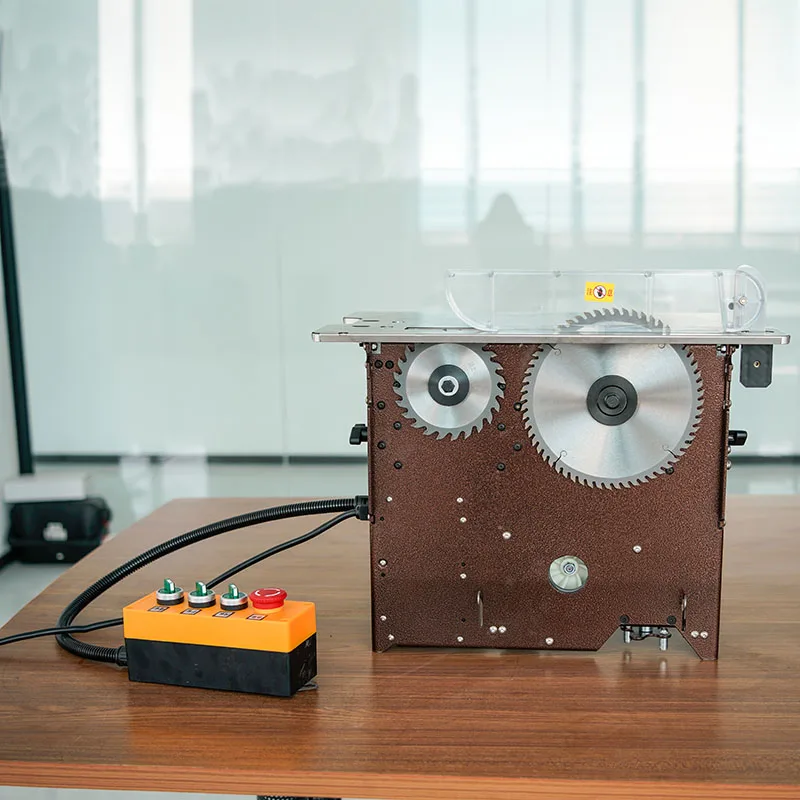 Performance Brushless Table Panel Saw Micro-Adjustable Lifting Cutting Machine Wood Stone & Metal Tabletop Improvement Tools Saw