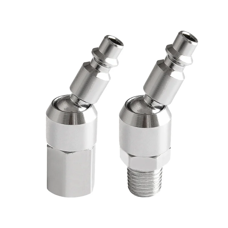 360° Rotating Quick Plug G1/4 1/8 JP EU US PLUG Universal Pneumatic Tools Connector For Air Compressor Male Pneumatic Fitting
