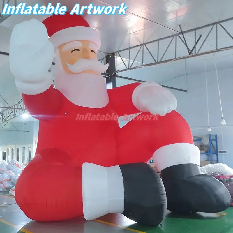 Customized Blow up Lawn Ornaments 20 Foot Inflatable Santa for Christmas Decorations Toys