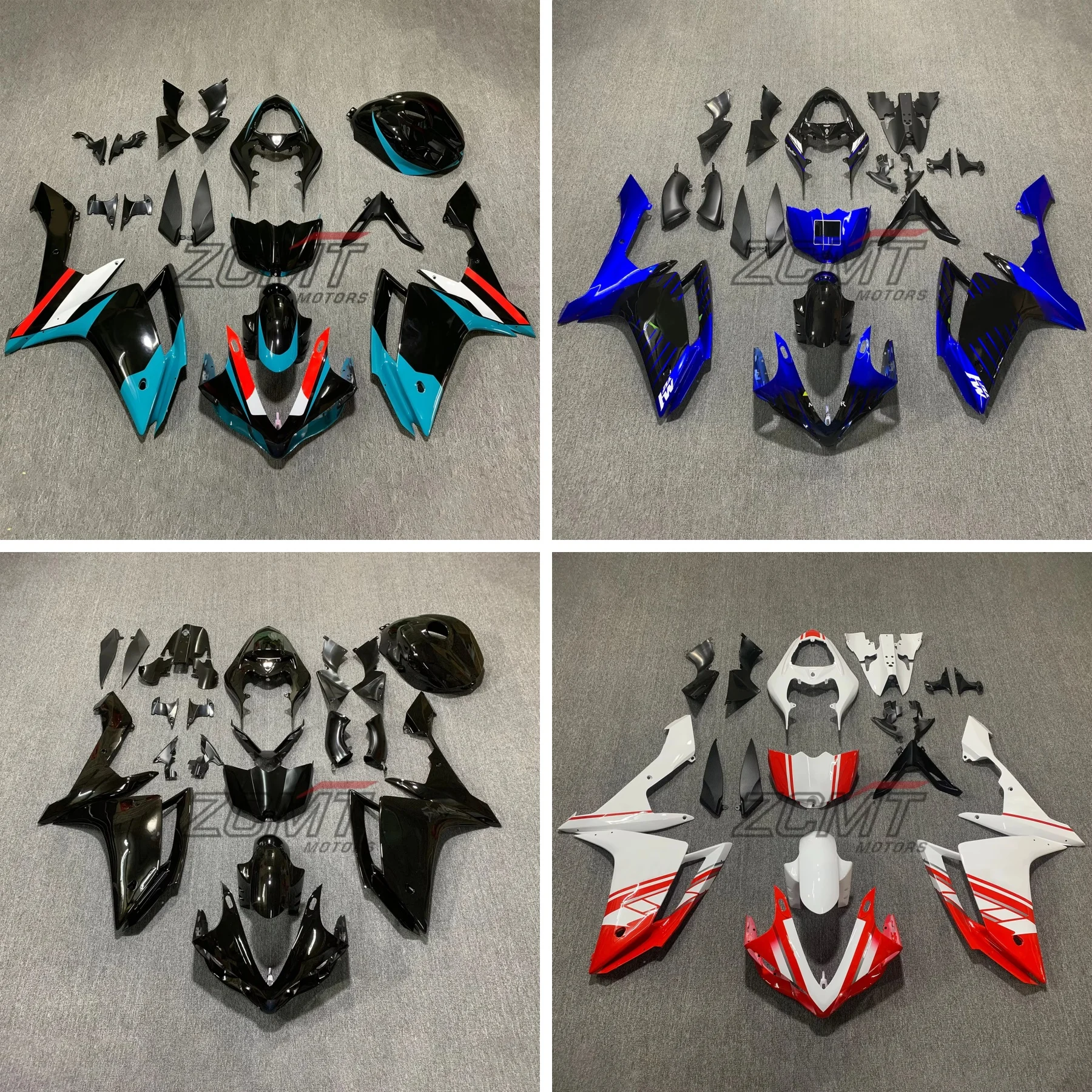 Fairing Kit Fit For YAMAHA YZF R1 07 08 New ABS Plastic Shell Motorcycle YZF1 2008 2007 Bodywork Set Custom Housing Red Black