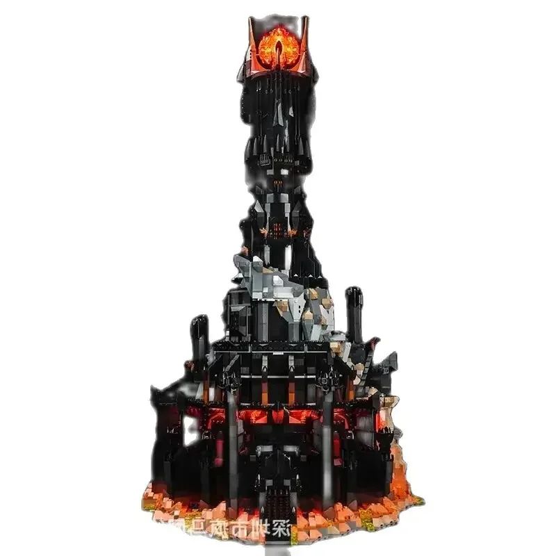 أحدث 5478 قطعة من مكعبات بناء نموذج Black Tower Dark التي يمكن تجميعها عبارة عن مجموعات الطوب الشهيرة والألعاب MOC الإبداعية
