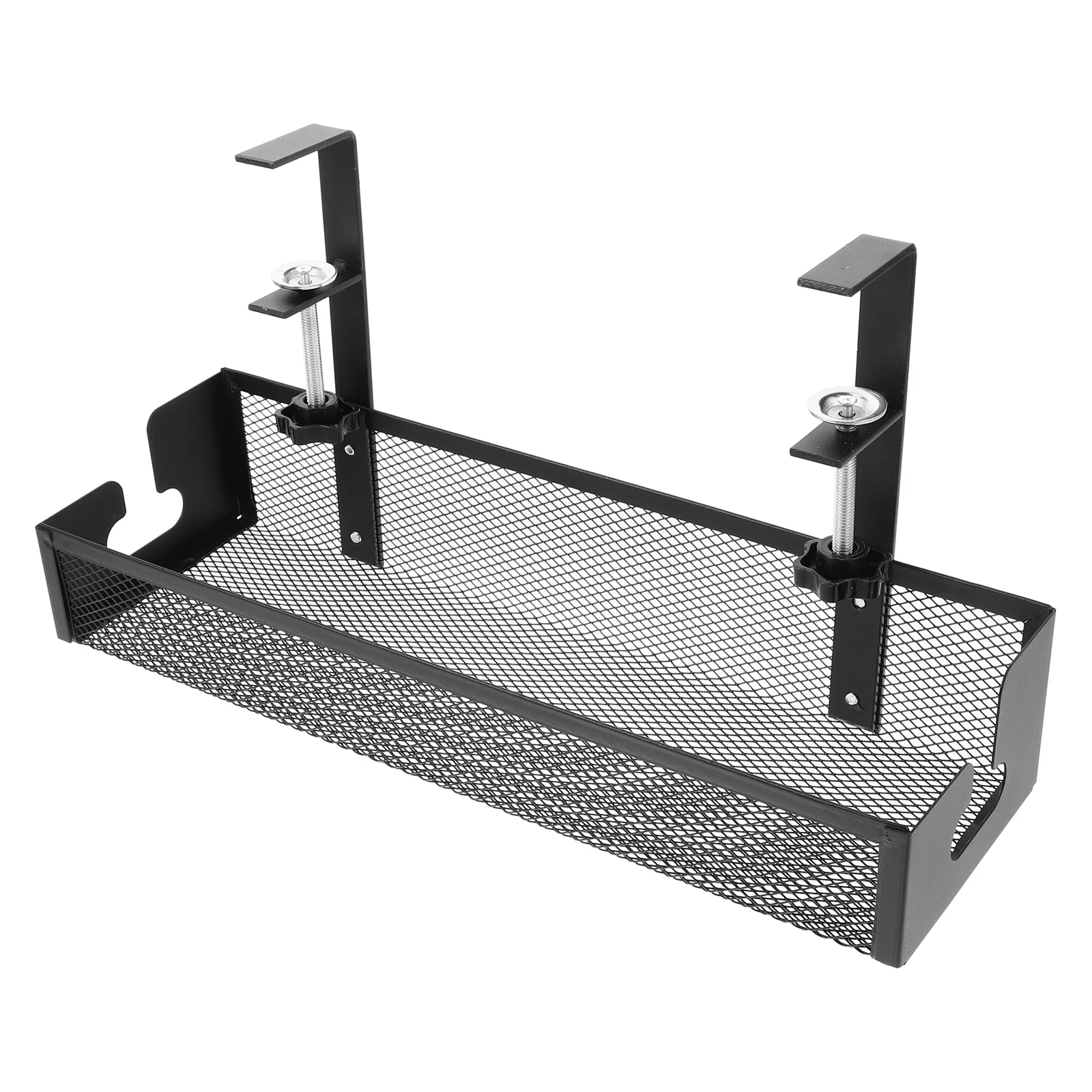 

Cable Management Tray Under Desk No Drill Installation Metal Wire Cord Organizer for Home Office School Workspace Efficiency