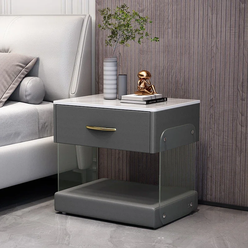 Storage Cabinet White Bedside Table Nightstands Sofa Side Bed Room Comfortable With Drawers for Bedroom Desk End Tables Nordic