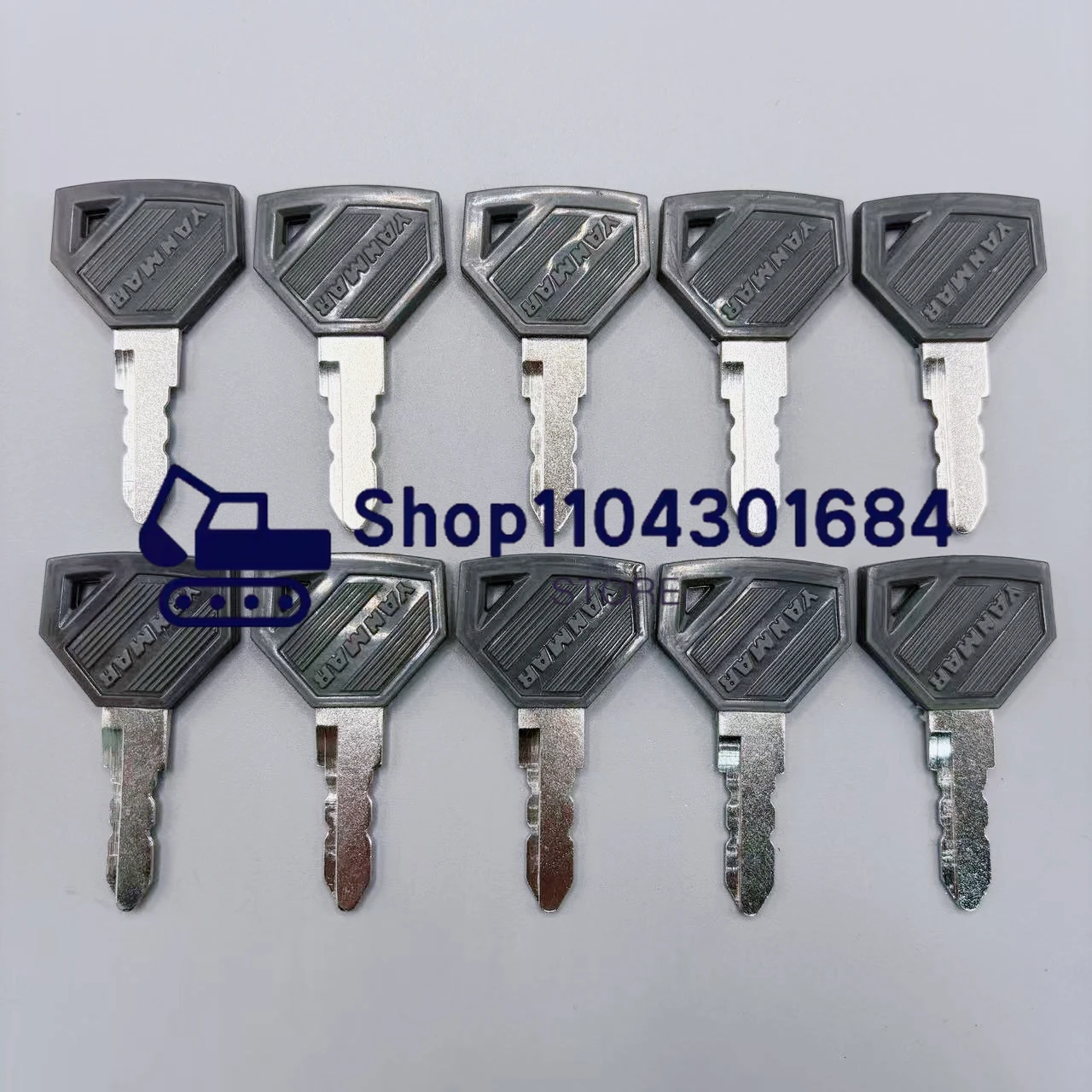 10/5/1 PCS 52160 Key For New Excavator Grader Dozer For Yanmar John Deere JD Tractor Ignition 194155-52160 198360-52160