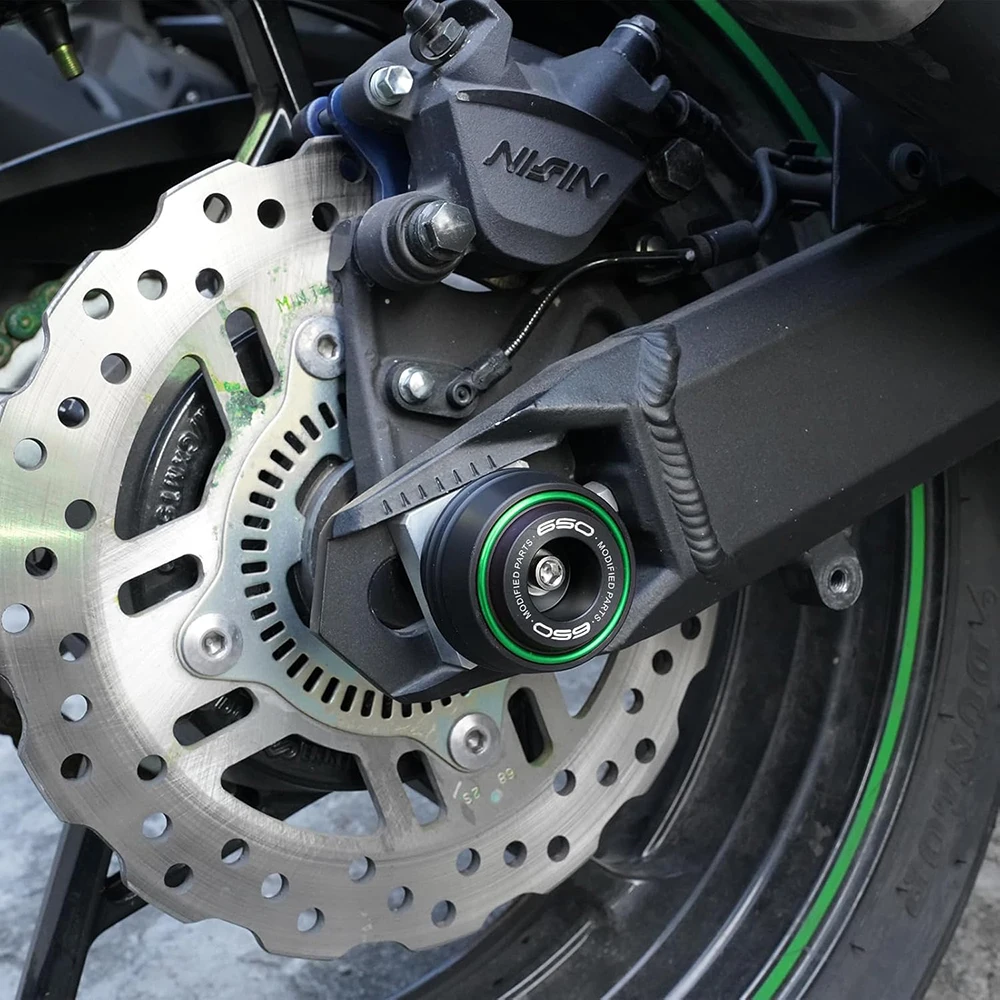 Für Kawasaki Versys 1100 1000 SE 1100SE 1000SE Versys1100 SE Versys1000 Versys 650 Versys650 Motorrad-Radachsen-Gabelschoner – Detail 4
