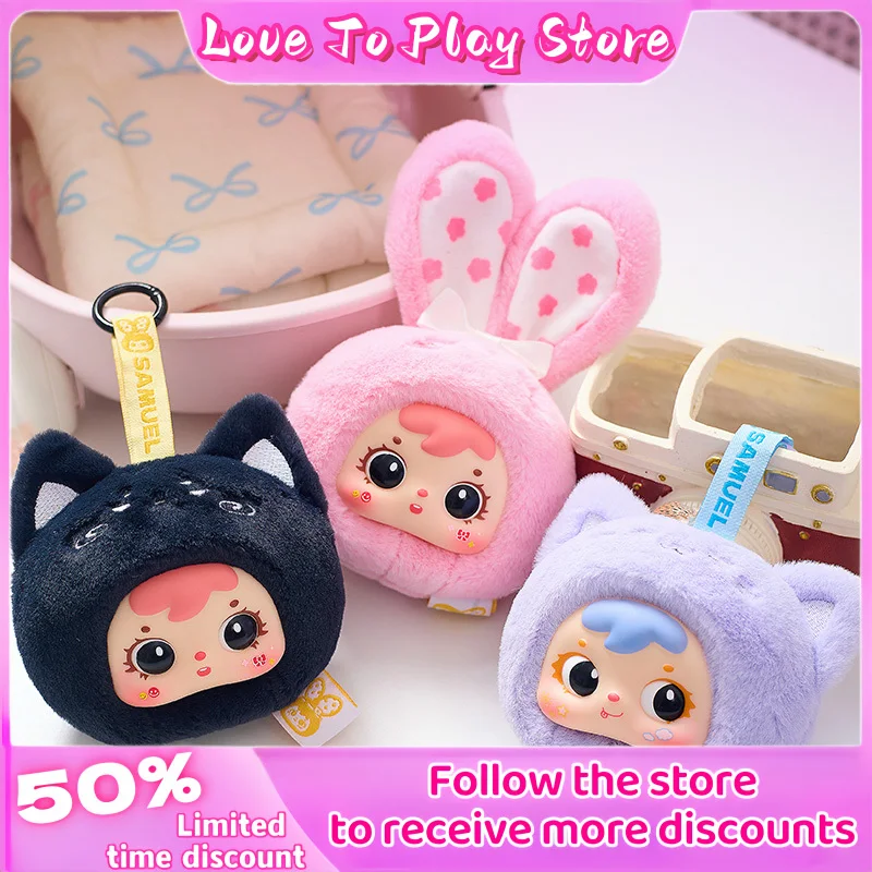 

Popular New Samuel Mini Small Animal Plush Mysterious Blind Box Fashion Pendant Trendy Play Gift For Girlfriend Bag Accessories