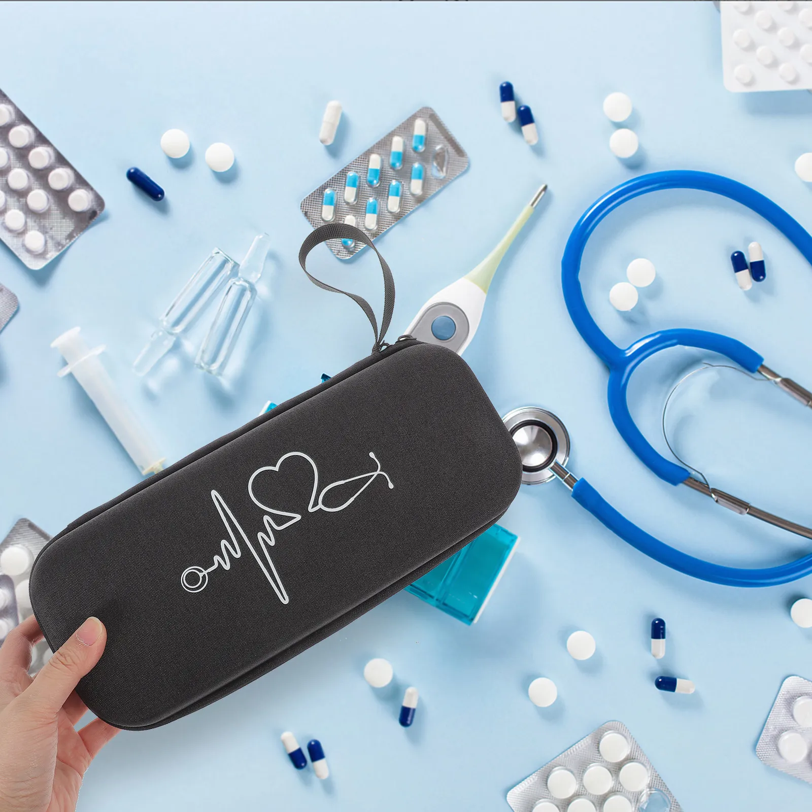 

Чехол для стетоскопа, портативная мягкая сумка для хранения, легкий дорожный держатель, защитный чехол для медсестер и врачей