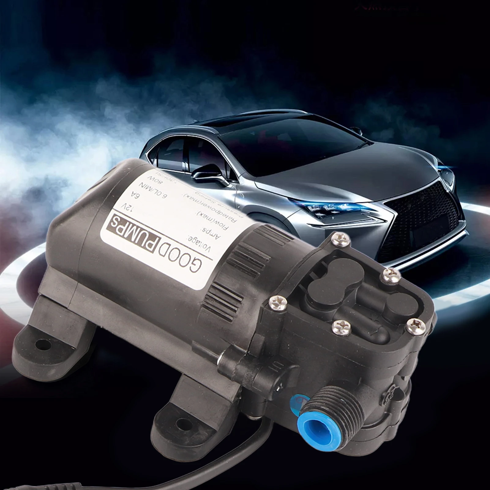 12V High Pressure Electric Car Washer Cleaning Machine Water Pump Trigger Spray Gun Washing Kit