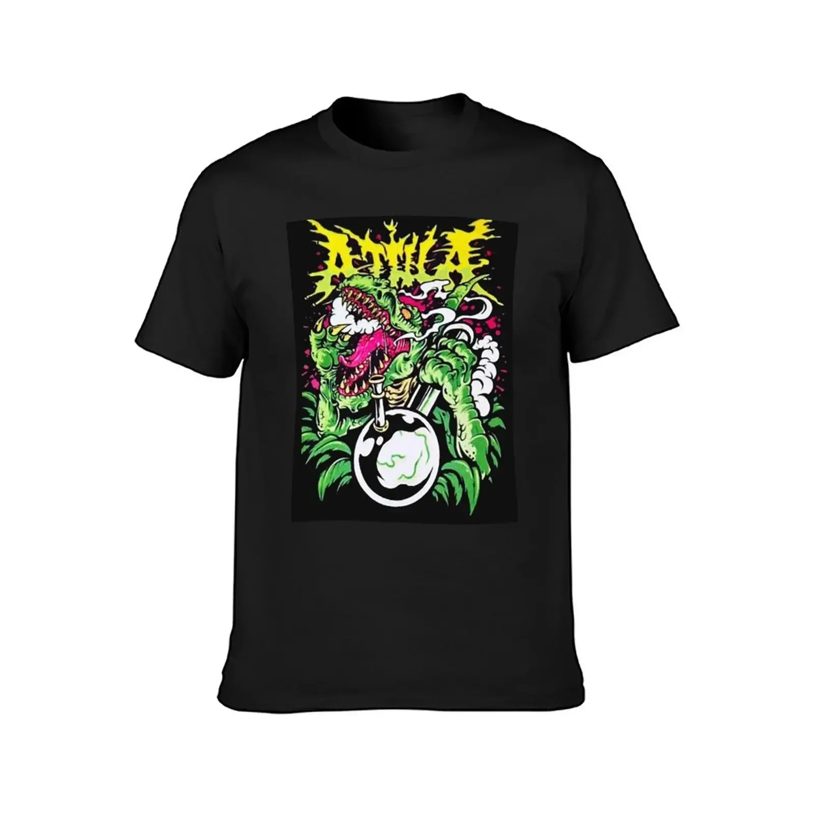 Best attila design art - logo T-Shirt quick-drying summer tops Short sleeve tee plain black t shirts men