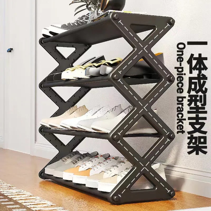 

BSL1 Simple shoe rack dormitory small folding gap storage shoe cabinet door home floor multi-layer shoe cabinet