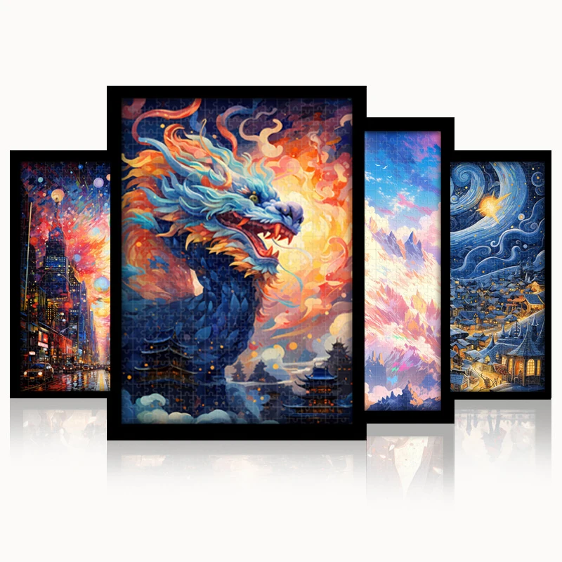 1000 Stuks Zakken Puzzel Volwassenen Hoge Kwaliteit Moeilijke Puzzel Puzzel Assembleren Speelgoed Gepersonaliseerde Geschenken Home Display Decro