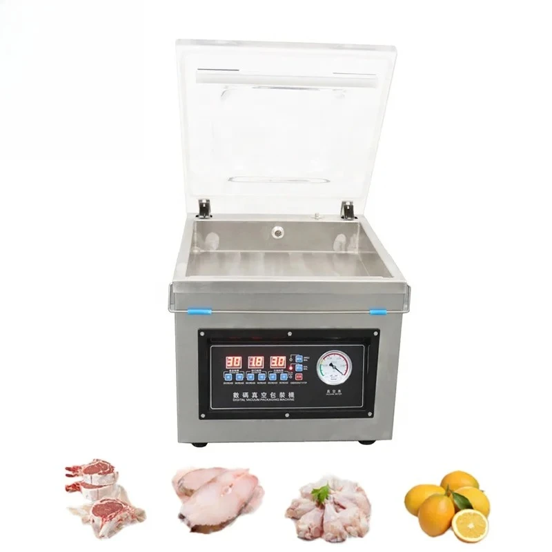 DZ320 Manufacturer Price Commercial Bean Fish Pork Tea Corn Chicken Keeping Fresh Fruit Sealing Vacuum Packing Machine With CE