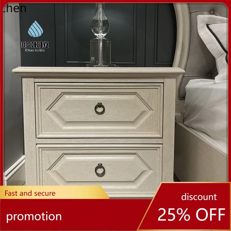 

ZML Bedside Table casual Modern Style Storage Cabinet Multi-Functional Bedside Table