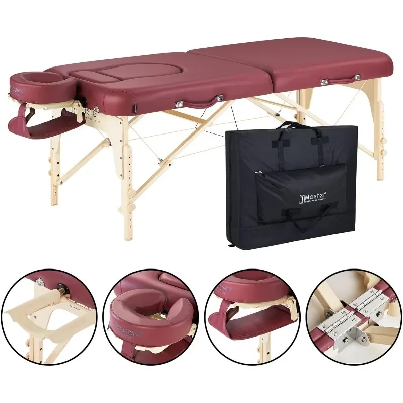 30\'\' Eva Portable Pregnancy Massage Table for Female Clients and Obese Individuals, Spa Salon Facial Bed