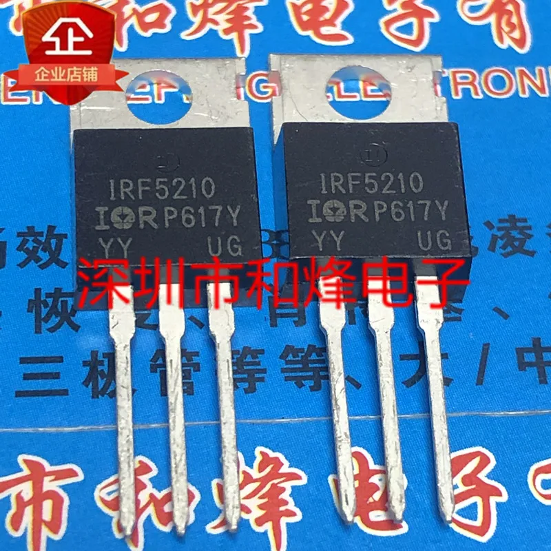 5 pieces IRF5210  TO-220 P -100V-40A